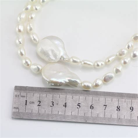 30inch Extra Long Pearl Necklacewhite Freshwater Pearl Opera Etsy