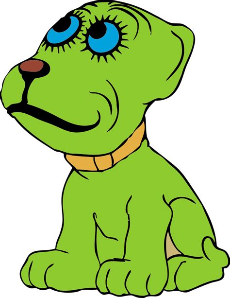 Edit free photo of Puppy,dog,cartoon,green,color - needpix.com