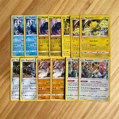 Pokemon Tcg Regi Cards Hobbies And Toys Toys And Games On Carousell