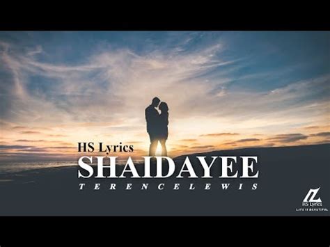 Shaidayee Song Sung By Terence Lewis Jeniffer Piccinato Saurabh