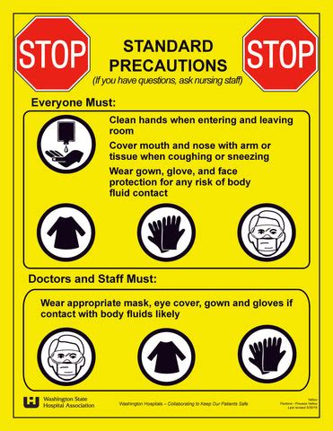 Isolation precautions – Washington State Hospital Association