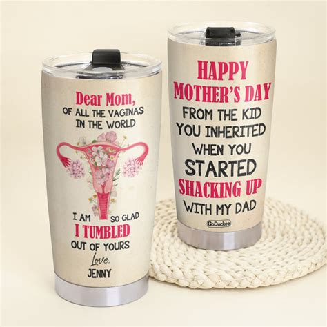 Happy Mothers Day Personalized Mom Tumbler Dear Mom Of All Vagina