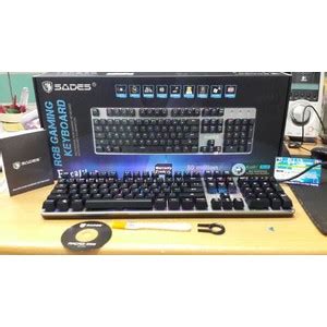 Jual Keyboard Gaming Mechanical Sades Excalibur RGB Macro KAILH