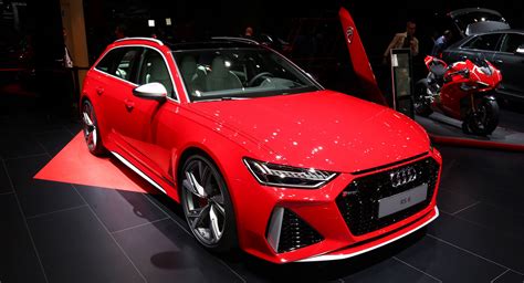 Glossy Red 2020 Audi RS6 Avant Is Frankfurt's Most Extreme Family Car (And We Love It For That ...