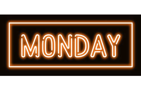 Neon Monday Sticker By Allwritebyme For Ios And Android Giphy