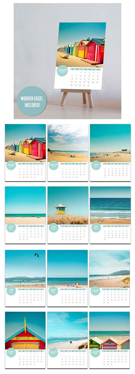 2020 Calendar Wall Or Desk Calendar With Easel Photography Calendar