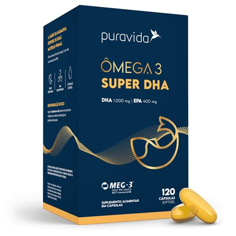 Ômega 3 Epa Dha da Puravida: Saúde Cardiovascular