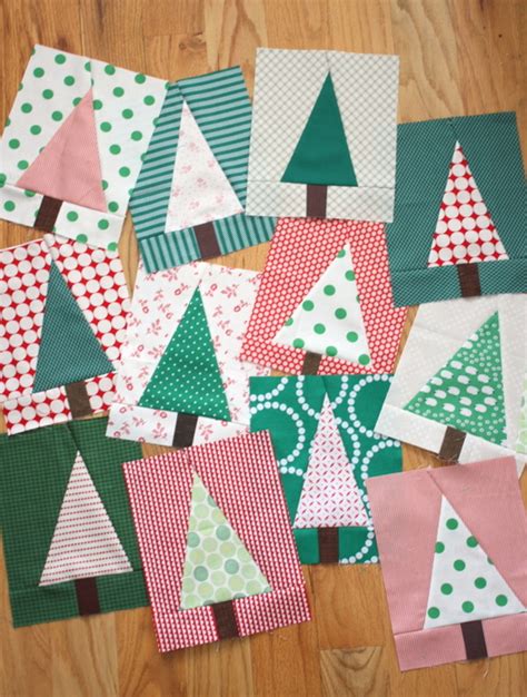 Christmas Tree Quilt Block Pattern Tutorial Diary Of A Quilter A Quilt Blog