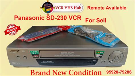 Vcr For Sell Panasonic Nv Sd New Condition Remote Available Cash On