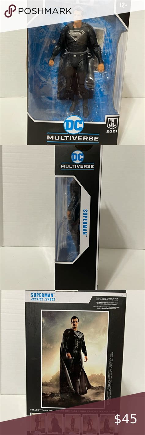 Mcfarlane Toys Dc Multiverse Justice League 2021 Superman Black Suit 7