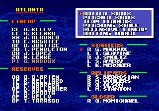 Screenshot Of Tecmo Super Baseball Genesis Mobygames