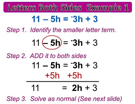 Multi Step Equations With Variables On Both Sides Powerpoint Tessshebaylo