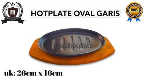 Hot Plate Oval Garis ISTIMEWA Lazada Indonesia