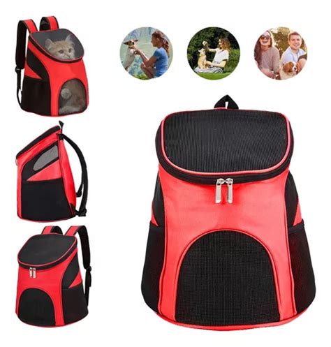 Mochila Bolsa Transporte Mascota Perro Gato Viaje Mercadolibre