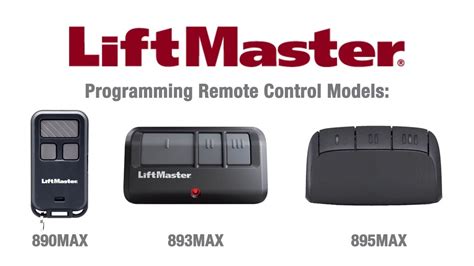 Liftmaster Garage Door Opener Manual 893max - Bios Pics