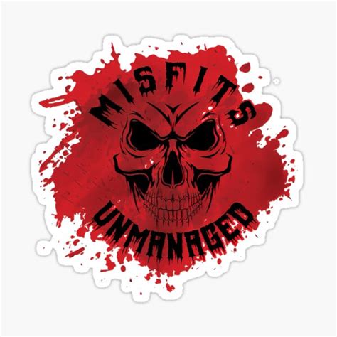 "New Misfits Logo " Sticker for Sale by penaalbin | Redbubble