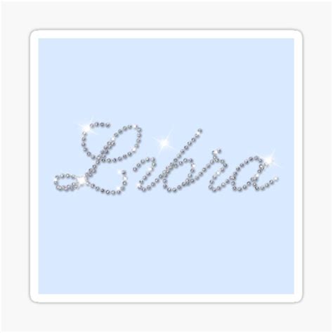 Bedazzled Libra Sticker For Sale By Scaryspice666 Redbubble