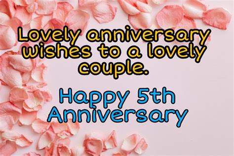 Happy 5th Anniversary Images Quotes Pictures Wishes Cards