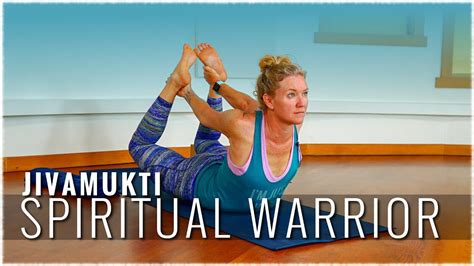 Jivamukti Yoga W Jonni Lyn Friel Jivakukti Spiritual Warrior Youtube