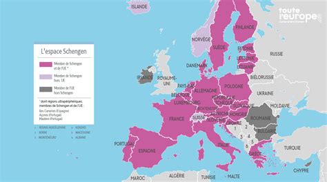 Les Pays Membres De L Espace Schengen Touteleurope Eu