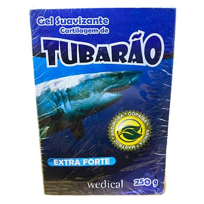 Gel Cartilagem de Tubarão Extra Forte 250g Cx 12 Unidades ABRAÃO ERVAS