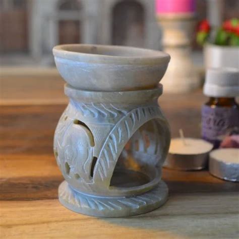 Marble Oil Burner Aroma Oil Diffuser Handmade By Indian Artisans