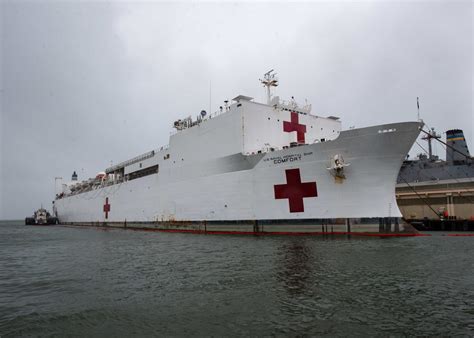 Dvids Images Reserve Sailors Deploy Aboard Usns Comfort Image Of