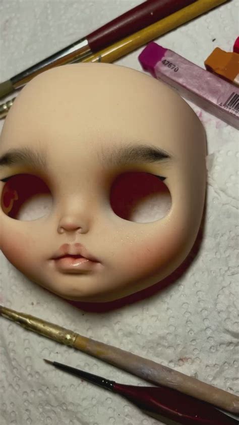 Blythe Make Up Blythe Dolls Art Dolls Handmade Ooak Dolls