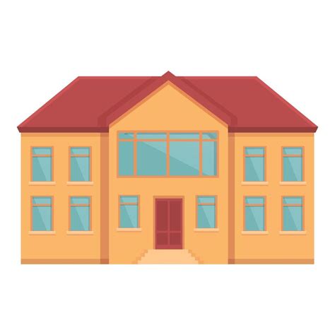 Island villa icon cartoon vector. House building 14294849 Vector Art at ...