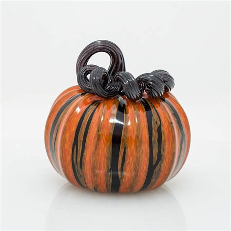 Mini Pumpkins By Leonoff Art Glass Art Glass Sculpture Artful Home