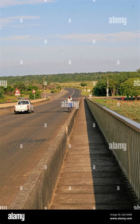 Pedestrian Lane Of The R618 Bridge Above The Outlet Of The Lake St