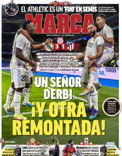 Capa Jornal Marca 27 Janeiro 2023 Capasjornais Pt