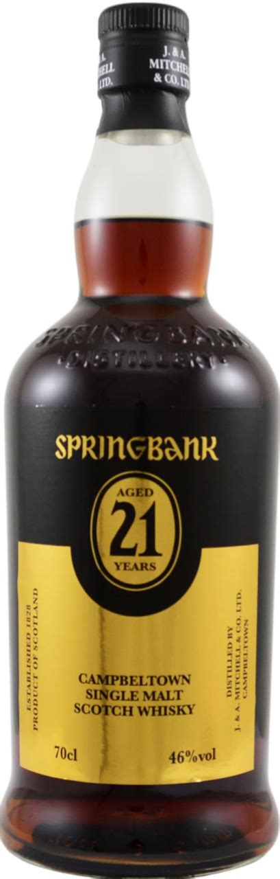 Springbank 21yr Single Malt Scotch 750ml