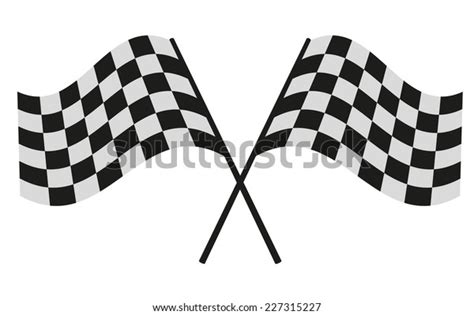 Checkered Flag Racing Stock Vector (Royalty Free) 227315227