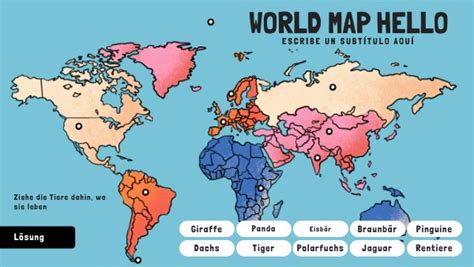 WORLD MAP LANGUAGES