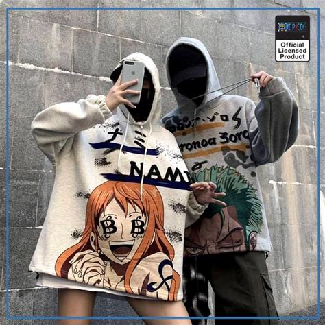 One Piece Hoodie: Nami & Zoro Street Wear | One Piece Store