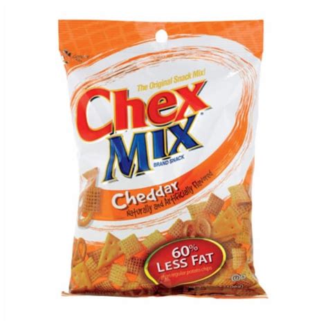 Chex Mix Cheddar Savory Snack Mix 375 Oz Case Of 8 8 Ct 375 Oz King Soopers