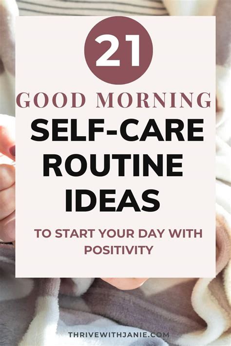 21 Morning Self Care Routine Ideas Simple Healthy Ways To Start Your Day Right Thrive With Janie