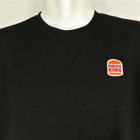 BURGER KING Employee Uniform Sweatshirt Black Size 2XL NEW