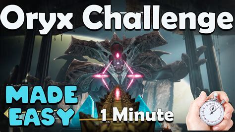 Easy Oryx Challenge Hands Off Challenge King S Fall Youtube