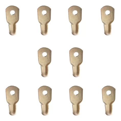 Conector Olhal 95mm Cobre Estanhado Furo M8 10 Unidades Frete grátis