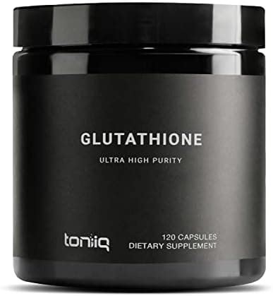 Toniiq Ultra High Strength Glutathione Capsules 1000mg With