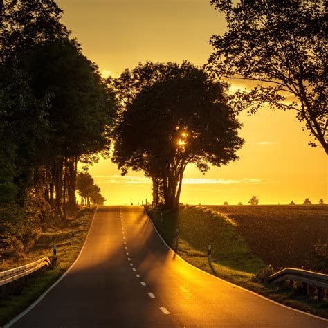 Nature Road Sunset Wallpapers - Wallpaper Cave