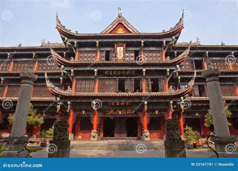 Wenshu Monastery In Chengdu Stock Image Image Of Ancient Antique