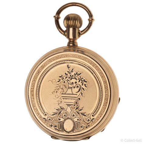 Gold And Enamel Hunting Cased Swiss Lacroix Geneve Pocket Watch Buy