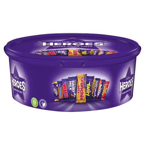 Cadbury Heroes Chocolate Tub 600g - We Get Any Stock