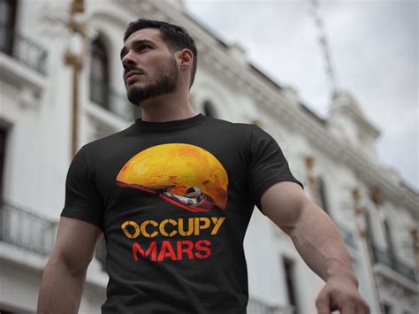 Occupy Mars Shirt Elon Musk Tee Spacex Shirt Space Shirt Etsy