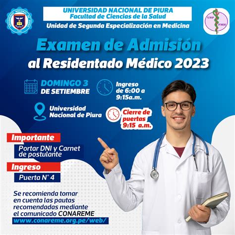 Examen de Admisión al Residentado Médico 2023 Universidad Nacional de