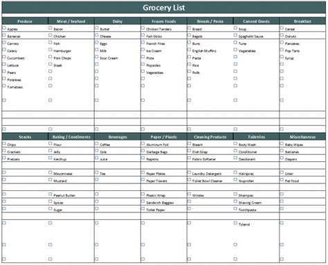 7 Free Shopping List Templates For Ms Word Excel NBKomputer