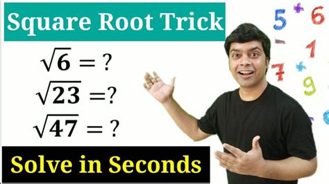 Square Root Trick Imperfect Number Square Root Trick Maths Trick